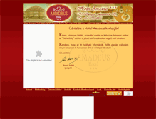 Tablet Screenshot of hotelamadeus.hu